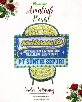 Papan Bunga Duka di Temayang
